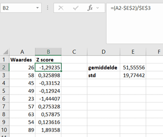 Afbeelding Z waarde berekenen2