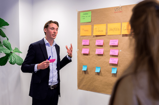 Value Stream Map op Brown Paper