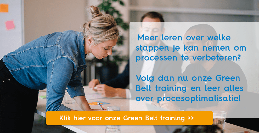 Leren over dagstarts en andere Lean tools volg dan een Lean of Lean Six Sigma Green Belt training