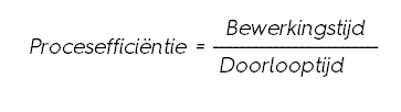 procesefficientie formule