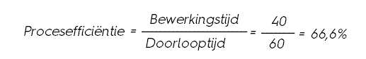 procesefficientie berekend